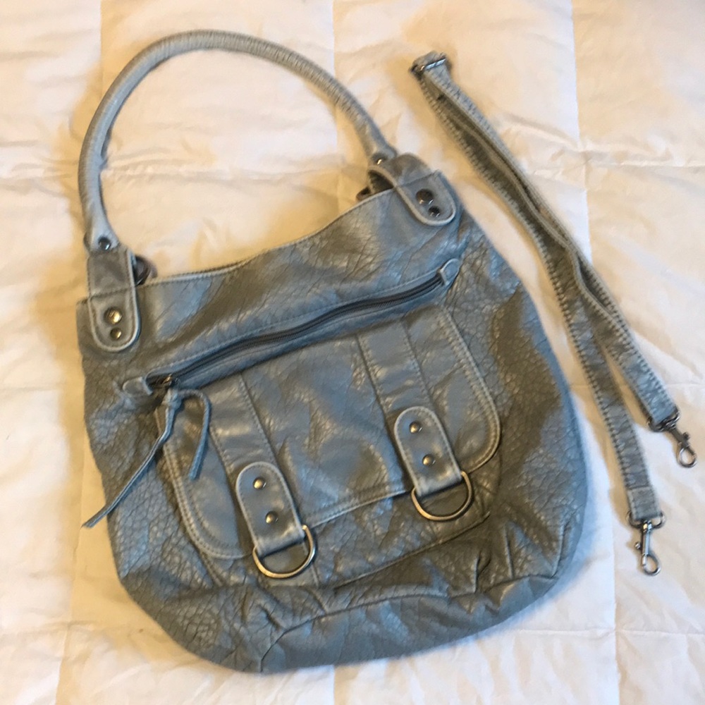 Free w/ 📦✨! Soft Leatherlike Purse Light Blue